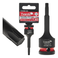 WYTRZYMAŁA NASADKA UDAROWA TRZPIENIOWA TORX T30 1/2” CR-MO TVARDY