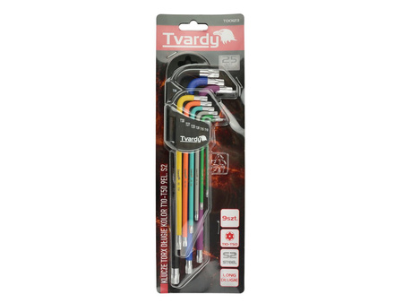 Klucze torx długie kolor T10-T50 9el. S2 (24)