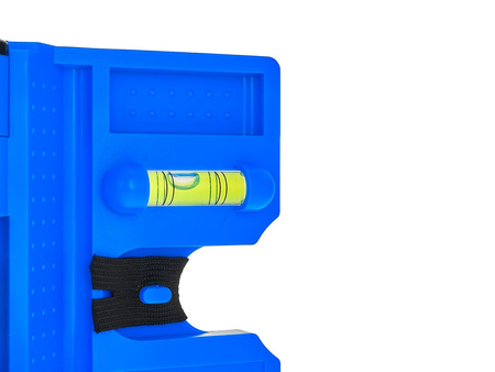 Poziomica do osadzania słupków z magnesem