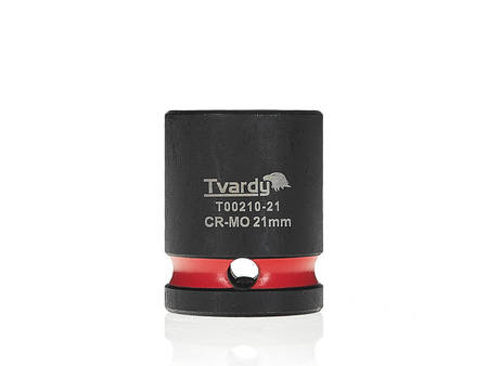 WYTRZYMAŁA NASADKA UDAROWA KRÓTKA 1/2" 21mm CR-MO TVARDY