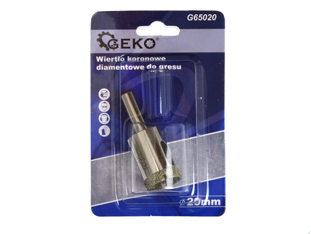 Wiertło koronowe diamentowe do gresu 20 x 55 mm