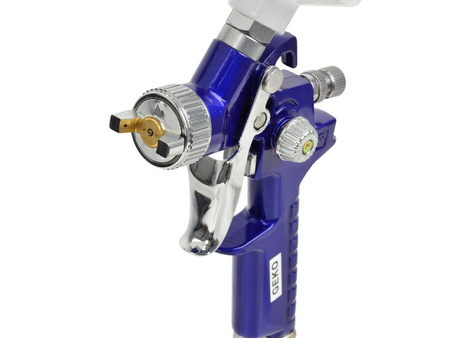 Pistolet lakierniczy HVLP mini 125ml 0,8mm, plastikowy zbiornik