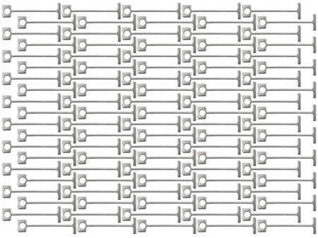 Szpilki wymienne do systemu poziomowania płytek 100szt