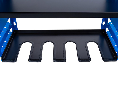 Metalowa 4-gniazdowa półka na elektronarzędzia