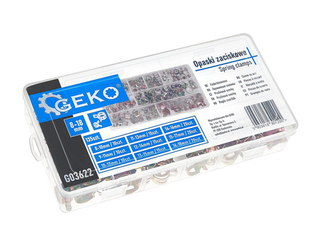 Opaski zaciskowe 8-18mm 135el.