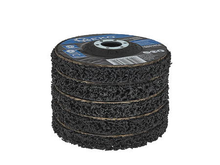 Tarcza włóknina ścierna do metalu 125 x 22,2mm CZARNA