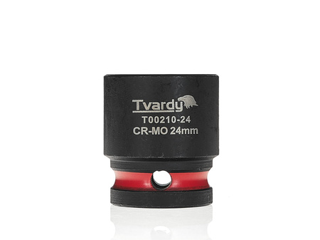 WYTRZYMAŁA NASADKA UDAROWA KRÓTKA 1/2" 24mm CR-MO TVARDY