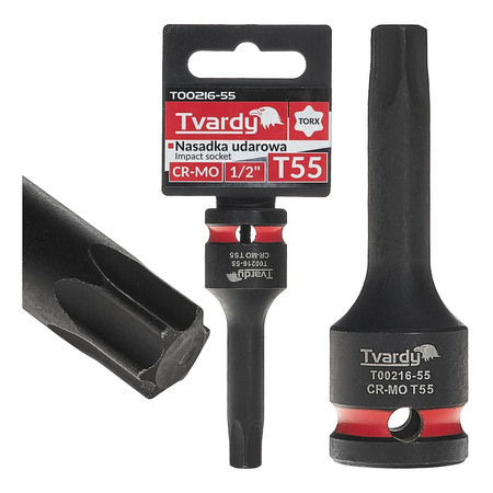 WYTRZYMAŁA NASADKA UDAROWA DŁUGA 3/4" 41mm CR-MO TVARDY