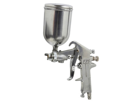 Pistolet lakierniczy wysokociśnieniowy F75 300ml zbiornik górny