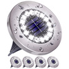 Lampa solarna ogrodowa 16LED gruntowa najazdowa (komplet 4szt.) (1/6)
