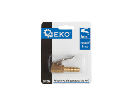 Końcówka do pompowania kół – mosiężna 8mm (25/250)
