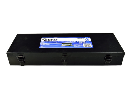 Zestaw kluczy nasadowych 21el. 3/4" 6-kąt.21-50mm metal box