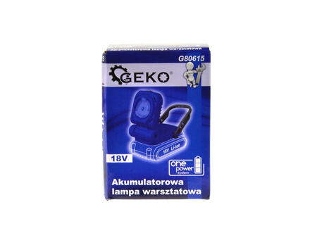 Akumulatorowa lampa warsztatowa 18V Li-ion