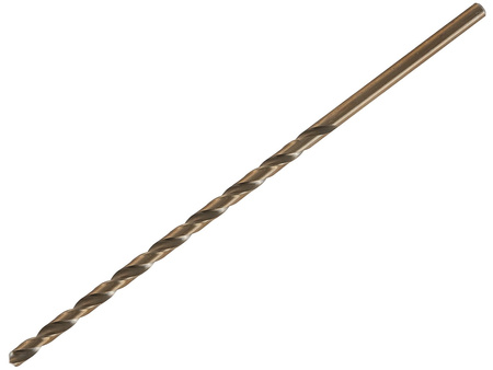 Wiertło złote do metalu długie 6.0 x 205mm HSS DIN1869
