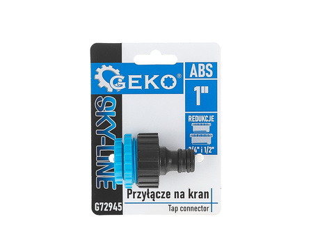 Przyłącze na kran 1" z redukcjami 3/4" i 1/2" SKY-LINE (240)
