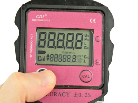 Pistolet do pompy paliwa z elektronicznym licznikiem LCD