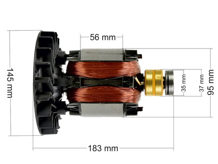 Wirnik do agregatu spalinowego prądotwórczego 230/400V 2500W (1)