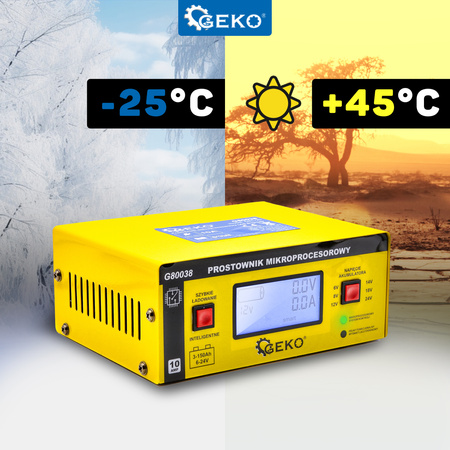 Prostownik mikroprocesorowy LCD 6/12/24V