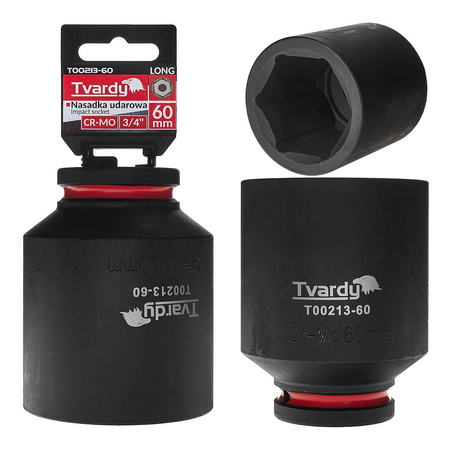 WYTRZYMAŁA NASADKA UDAROWA KRÓTKA 3/4" 65mm CR-MO TVARDY