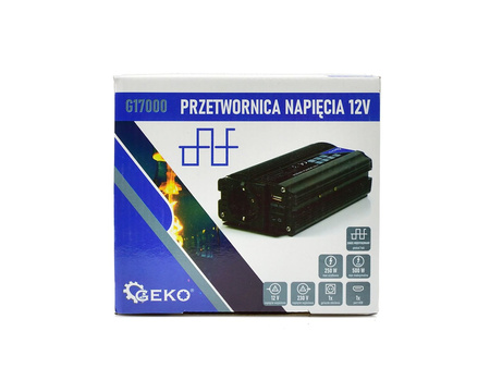 Samochodowa przetwornica napięcia 12V/230V 250W/500W