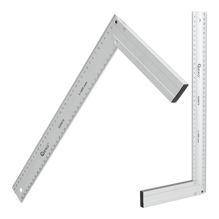 KĄTOWNIK STOLARSKI BUDOWLANY 400MM ALUMINIOWY