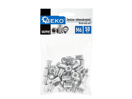 Zestaw nitonakrętek aluminiowych