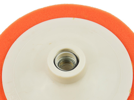 Gąbka polerska pomarańczowa 150mm x 45mm M14 średnia