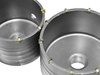 Zestaw frezów do muru 9el.(30,40,65,80,100mm + 2 adaptery)