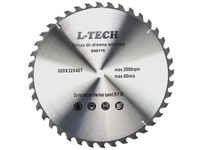 Tarcza widiowa do drewna 600 mm x 32 mm x 40T L-Tech