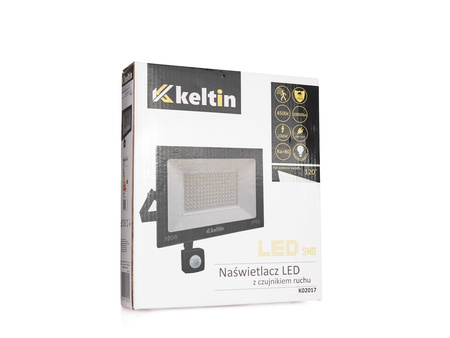 Naświetlacz LED 100W z czujnikiem ruchu – barwa biała neutralna 4500K (10)