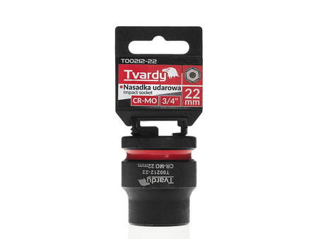WYTRZYMAŁA NASADKA UDAROWA KRÓTKA 1/2" 32mm CR-MO TVARDY