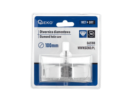 WIERTŁO KORONOWE DIAMENTOWE DO PŁYTEK GRESU 100MM