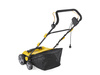 Aerator wertykulator elektryczny do trawy trawnika 2w1 kosz 45l 38cm John Gardener