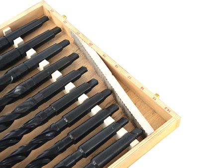 Zestaw wierteł Morse'a do metalu MK2 14,5-23 10 sztuk