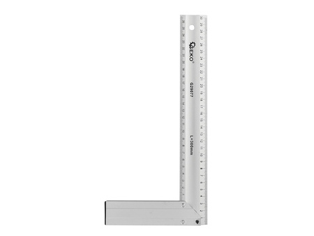 KĄTOWNIK STOLARSKI BUDOWLANY 300MM ALUMINIOWY