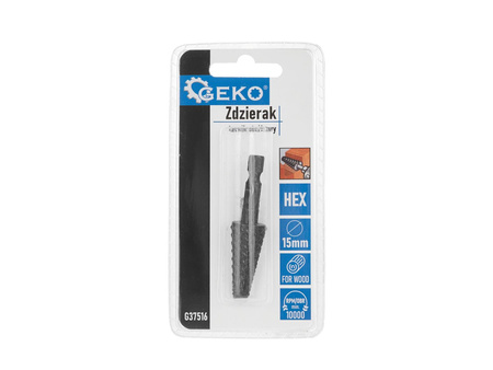 Zdzierak – tarnik stożkowy do drewna 15mm HEX (50/250)