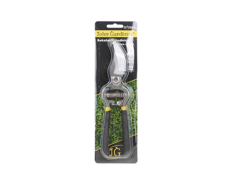 Sekator ogrodowy 200mm stalowy czarna rączka
