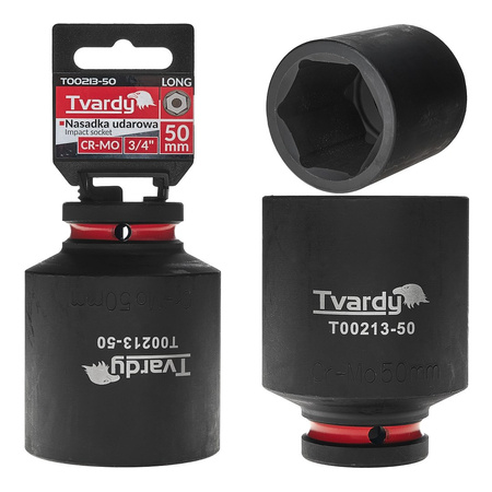 WYTRZYMAŁA NASADKA UDAROWA DŁUGA 3/4" 50mm CR-MO TVARDY