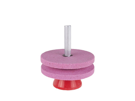 Ostrzałka do noży kosiarek na wiertarkę/wkrętarkę 2x53mm HEX (100)