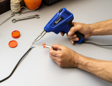 Lutownica transformatorowa 200W (walizka) Premium