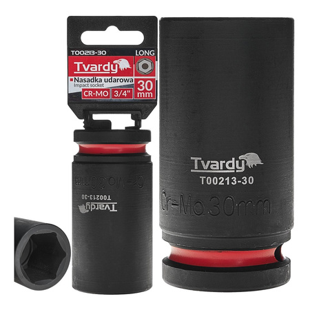 WYTRZYMAŁA NASADKA UDAROWA KRÓTKA 3/4" 38mm CR-MO TVARDY