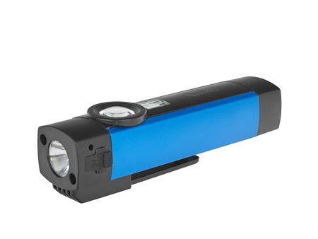 Latarka wielofunkcyjna z magnesem + UV LED COB 5W 2000mAh 300lm IP54 – kartonik wystawowy (12/96)