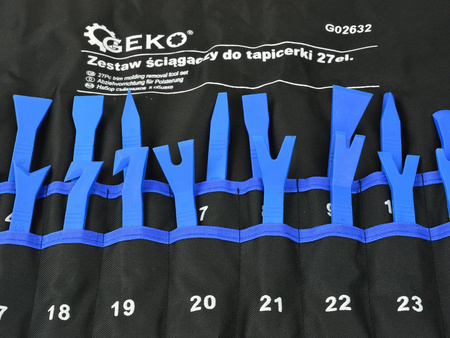 Zestaw ściągaczy do tapicerki 27cz.