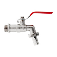 Zestaw – kran 1/2" z wyjściem na GZ 3/4" + wtyk na wąż 1/2" – mauser