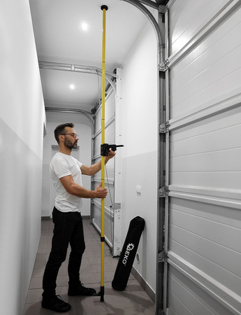 Kolumna rozporowa teleskopowa do lasera 420cm + adapter do skosów