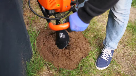 Świder spalinowy + wiertła(10cm,20cm,30cm) + adapter 50cm