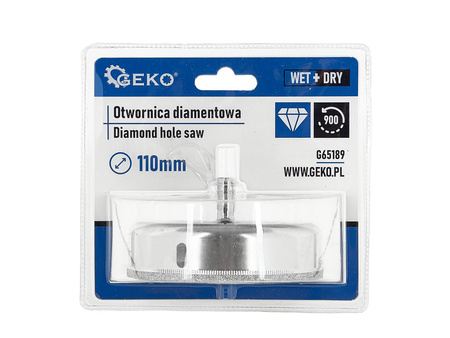 WIERTŁO KORONOWE DIAMENTOWE DO PŁYTEK GRESU 110MM