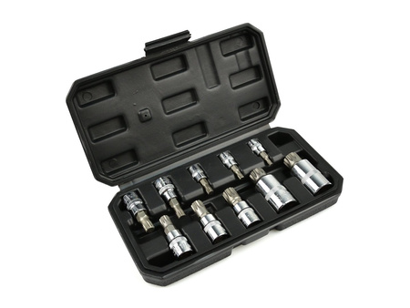 Zestaw nasadek spline 1/4 3/8 1/2  M4-M18 10el. (20)
