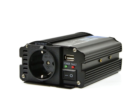 Samochodowa przetwornica napięcia 12V/230V 250W/500W