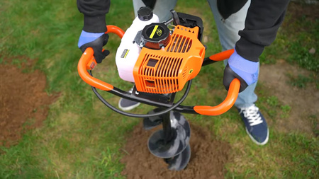 Świder spalinowy + wiertła(10cm,20cm,30cm) + adapter 50cm